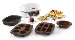 Masina de Copt Tefal Cake Factory KD802112, 5 Programe Automate, 3 Forme Flexibile