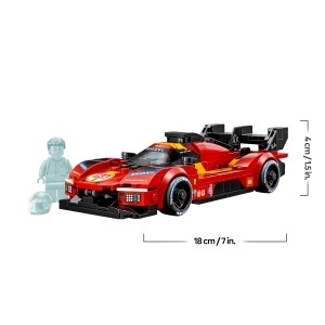Masina de curse LEGO Speed Champions Ferrari 499P - 329 piese, cu minifigurina - Img 7