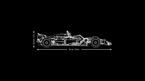 Masina de curse LEGO Technic Ferrari SF-24 F1 - Model de masina pentru adulti - Set de colectie de Formula 1 - Motor transmisie directie si DRS V6 la  - Img 8