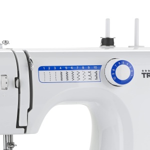 Masina de cusut Tristar, model entry-level pentru incepatori, 10 modele de cusaturi, functie brat liber, ac dublu, filetare usoara, design usor, nu pentru tesaturi groase, de la 12 ani, SM-6000 - Img 5