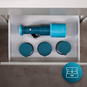 Masina de Facut Inghetata Cecotec Gelatec EasyMove, 5 Programe, 3x260 ml - Img 2