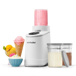 Masina de Facut Inghetata Nutribullet Chill, 1.35 kg, 5 Programe Automate, Alb