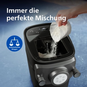 Masina de Facut Paste Philips 7000 Serie HR266593, Capacitate 8 Portii, Negru - Img 3