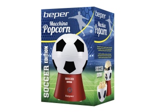 Masina de facut popcorn Beper P101CUD051, editie fotbal, 270 ml, fara ulei - Img 6