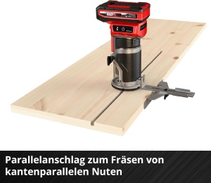 Masina de frezat cu acumulator Einhell TP-ET 18 Li BL, 18V, motor fara perii - Img 8