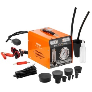 Masina de fum VEVOR SD317, 8 Lmin, 12V, cu manometru si accesorii