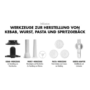Masina de Gatit GASTROBACK 40977, 5 Litri, 600W, Argintie - Img 6
