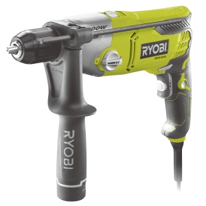 Masina de gaurit cu percutie RYOBI RPD1200-K, 1200 W, compacta, cu cutie