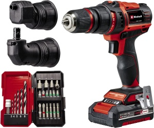 Masina de gaurit si insurubat Einhell TE-CD 1845 3X-Li22 18V 45Nm Cu LED si Accesorii