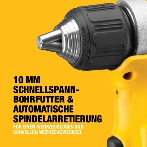 Masina de gaurit unghiulara DEWALT DCD740N-XJ 18V LED integrat 2 trepte de viteza - Img 4