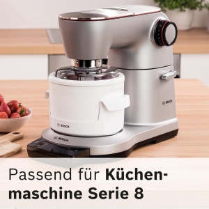 Masina de inghetata Bosch MUZ9EB1, 550 ml, accesorii pentru robot de bucatarie OptiMUM, usor de montat - Img 3