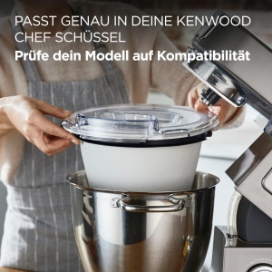 Masina de inghetata Kenwood KAX71.000WH, 1.0L, alba, usor de utilizat - Img 3