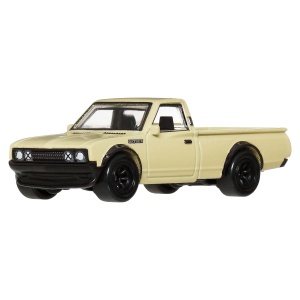 Masina de jucarie Hot Wheels Datsun 620, 164, cu roti Real Riders, metal