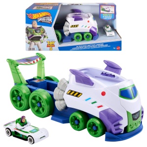 Masina de jucarie Hot Wheels Disney Pixar Buzz Lightyear cu transportor, 164