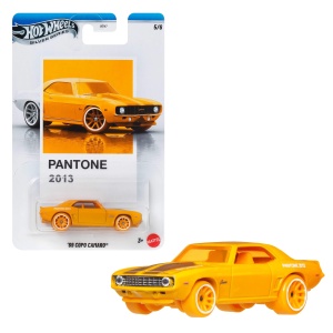 Masina de jucarie Hot Wheels Pantone Die-Cast 164 cu culori clasice si ambalaj artistic - Img 3
