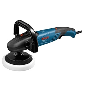 Masina de lustruit profesionala Bosch GPO 14 CE (putere 1.400 wati, turatie de ralanti 750-3.000 min-1, inclusiv maner suplimentar, maner D)