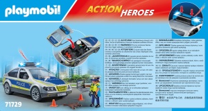 Masina de Politie PLAYMOBIL 71729 cu figurina, sunet si lumini, pentru copii 4 - Img 2
