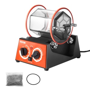 Masina de Polizat VEVOR 3 kg, 60 W, Polier cu Timp si Viteza Reglabile