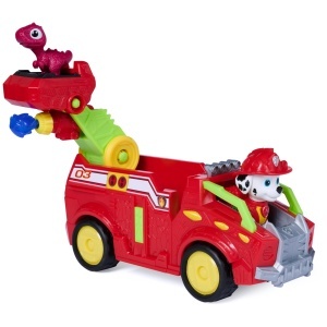 Masina de Pompieri Dino PAW PATROL Marshall cu Figurina, 20 cm, 2 Proiectile - Img 8