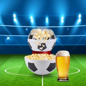 Masina de Popcorn BEPER P101CUD053, Design Fotbal, Rapid, Fara Ulei - Img 6