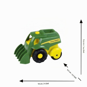 Masina de recoltat Theo Klein John Deere 150 din plastic rezistent pentru copii - Img 3