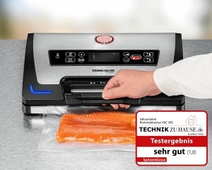 Masina de sigilat in vid ROMMELSBACHER VAC 585, capacitate de extractie 20 litri/min., functionare cu o singura mana, potrivita pentru functionare pe termen lung, imbinare dubla de etansare, 2 programe, 2 viteze, pentru folii de pana la 30 cm - Img 2