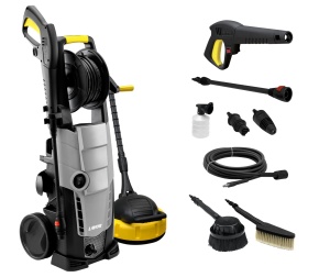 Masina de spalat cu presiune LAVOR GALAXY 160 GL cu tambur de furtun, doua perii si curatator de terasa Presiune 160 bar max, debit 510 l/h max, 2500 Watt