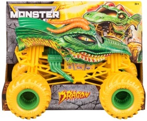 Masina de Teren Monster Jam Dragon, Vehicul Die-Cast Colector, Scara 124