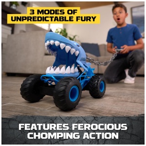 Masina de Teren RC Monster Jam Chomping Megalodon 115, 3 moduri de joc, 34.8 cm - Img 3
