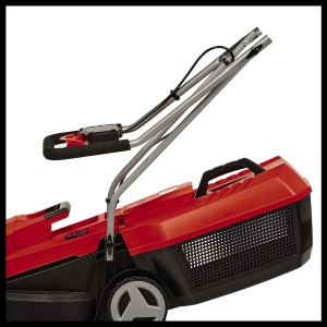 Masina de tuns iarba cu acumulator Einhell GE-CM 18/32 Li-Solo Power X-Change (18 V, latime de taiere 32 cm, pana la 250 m2, fara perii, colector de iarba de 25 litri, inaltime de taiere 30-70 mm, fara baterie) - Img 7