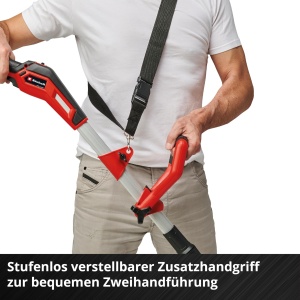 Masina de tuns iarba cu acumulator Einhell GE-CT 18/33 Li E-Solo Power X-Change (18 V, latime de taiere 33 cm, Flowerguard, varf automat, inclusiv bobina de fir, fara baterie) - Img 5