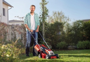 Masina de tuns iarba Einhell GE-CM 1830 Li Kit 18V Brushless 25L 30 cm - Img 4