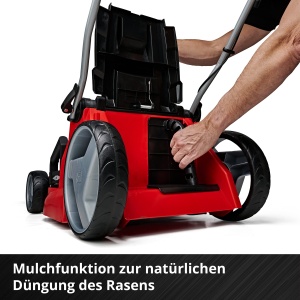 Masina de tuns iarba Einhell GE-CM 43 Li M 36V 600 m2 Kit cu 2 baterii si 2 incarcatoare - Img 7