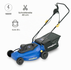Masina de Tuns Iarba Goodyear 1800 W, 40 cm latime, 35 l sac - Img 3