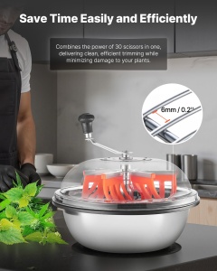 Masina de tuns plante VEVOR V-BT-PS-16, 42 cm, lame inox, maner ergonomic - Img 6
