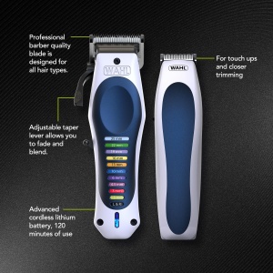 Masina de tuns Wahl Color Pro Lithium Combi Kit, autonomie 120 min, set complet pentru tuns si ingrijire - Img 2