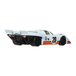 Masina Die-Cast Hot Wheels Porsche 917 K 164 cu Roti Real Riders si Caroserie Metalica - Img 5