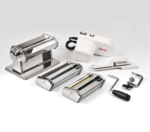 Masina electrica de paste Girmi IM91, 90 W, 5 forme de paste, 2 niveluri de viteza + functie de impuls, 9 setari de grosime, carcasa din otel inoxidabil, 2 accesorii interschimbabile - Img 2