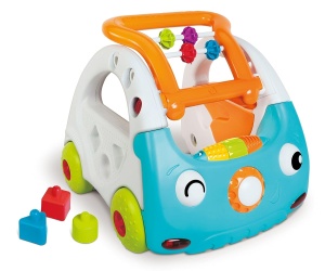 Masinuta de Activitate Infantino 3-in-1, Multicolora, pentru Bebei - Img 5