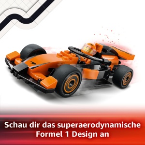 Masinuta LEGO City F1 McLaren 60442 - Set de Constructie cu 86 Piese pentru Copii de la 6 Ani - Img 3