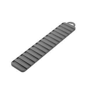 Mata Abtropf Metaltex Gravity Slim, 40 x 8 cm, Beidseitig, Gri - Img 2