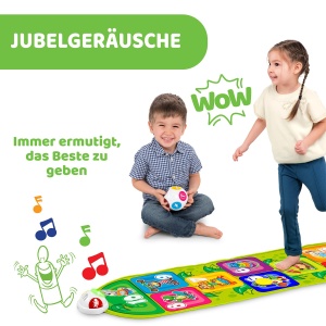 Mata de sarit interactiva Chicco Jump Fit, 150 cm, cu muzica si lumini, pentru copii 2-5 ani - Img 6