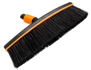 Matura de gradina Fiskars QuikFit, 38 cm, Borste din plastic, NegruPortocalie, 1001416