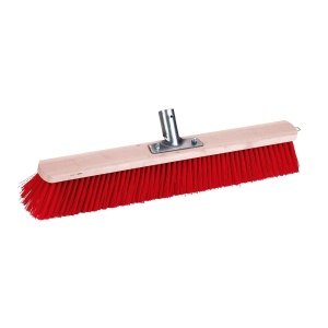 Matura de strada Kerbl 100 cm, cu spate din lemn, culoare rosie