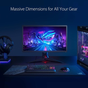 Mauspad Gaming Asus ROG Sheath BLK LTD, Extra Mare, Rutschfest, Gri - Img 3