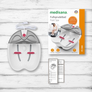 medisana FS 300 baie cu spuma pentru picioare cu reflexoterapie pentru picioare baie electrica pentru picioare functie de mentinere a caldurii baie de - Img 6