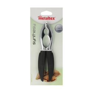 Metaltex 233715080 Nussknacker Zamac Negru cu Maner Antialunecare - Img 3