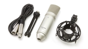 Microfon condensator Tascam TM-80, 18mm, Nier, Argintiu - Img 2