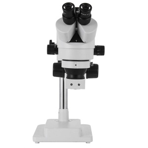 Microscop stereo VEVOR 35X-90X Trinocular Zoom rotire 360deg lentile din sticla optica - Img 4