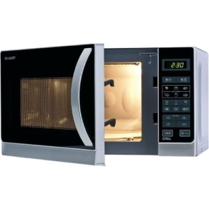 Microwava cu Grill SHARP R642INW, 20L, 800W, Argintie - Img 4